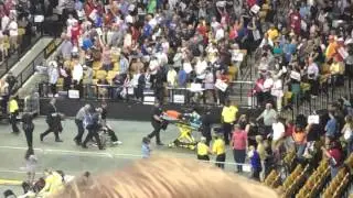 Woman faints at Donald Trump Rally in Orlando, Fl