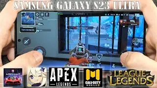Samsung Galaxy S23 Ultra Gaming – Genshin Impact, Asphalt 9, Call of Duty Mobile,  .etc