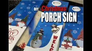 DIY Christmas Porch Signs: Easy & Affordable Holiday Decor with Window Stickers!"