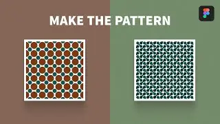 Make the pattern | Graphic Design | Figma Tutorial