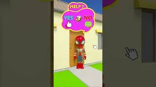 GTA V RED Spidey Go To Gym with Hulk but it's so STRANGE !! 