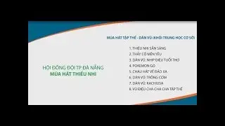 LDL | Múa Hát Tập Thể THCS | Thiếu Nhi Sẵn Sàng