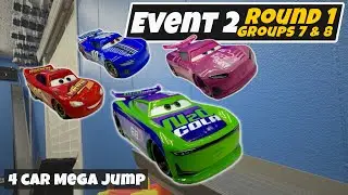 Next-Gen Piston Cup Series: Event 2 - 4 Car Mega Jump 🔥