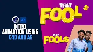 HOW TO IMPORT FROM CENIMA 4D TEXT INTO  AFTER EFFECTS - Part 2