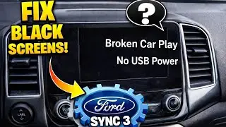 HOW TO FIX BLACK SCREEN FORD SYNC3 2019 ecosport, BROKE CARPLAY FORD APIM REPLACEMENT *STEP BY STEP*
