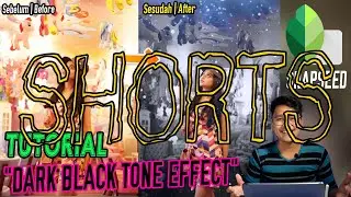 Tutorial Dark Black Tone Effect SNAPSEED 