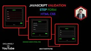 How To Create Multiple step from with html css JavaScript 😊😊