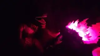 Legendary Godzilla Vs  Zilla (New York Godzilla) Night Time Mode Battle