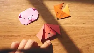 Origami fácil para hacer con niños.