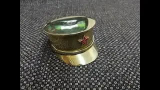 Фуражка из 45 мм. Снаряда.