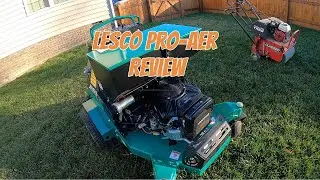 Lesco Pro-Aer 30 First Season Review #lawn #aeration