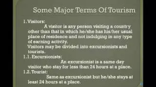 MOTIVATIONS OF TOURISM