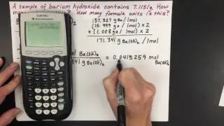 Grams to Moles and Formula Units: Mole Conversions
