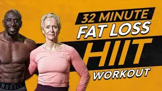 32 Minute Fat Loss HIIT Workout | Bodyweight Only |Total Body Cardio