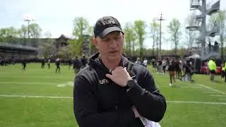 Vandy Football - Clark Lea Interview (Spring Practice)