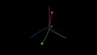 Three-Body Problem Simulation with Collisions | Gravity | Physics Simulations