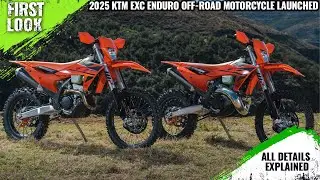 2025 KTM EXC-F And KTM EXC-W Enduro Off-road Motorcycles Launched - First Look