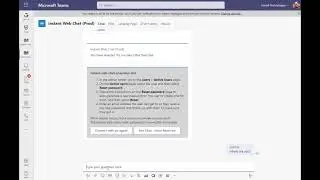Chime for Microsoft Teams integration Service Desk Azure QnA Bot