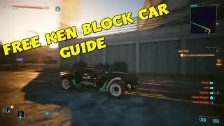 Cyberpunk 2077 Free Ken Block weaponized car