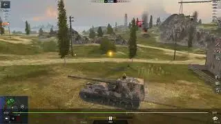 WoT Blitz GAMEPLAY - Hori type 3 || 6532 damage and 4 kills || mines map || X tier