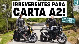 Fáceis e divertidas - Comparativo CFMOTO 450NK vs FB Mondial Piega 452