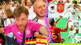 Deutschland vs. Spanien - EM Stadionvlog 🇩🇪🇪🇸 | PURER WAHNSINN 😭 | ViscaBarca