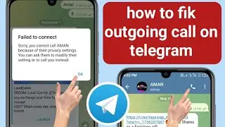 How to Fix telegram Outgoing call |telegram outgoing calling problem solved