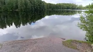 Посёлок красный холм, Выборгский район, малое глубокое озеро.