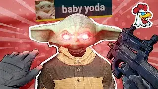 I found Baby Yoda in VR 😳