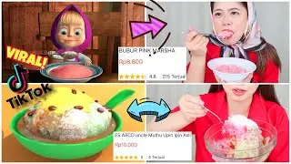 BELI BUBUR PINK MASHA & ES ABCD UNCLE MUTHU, VIRAL TIKTOK!