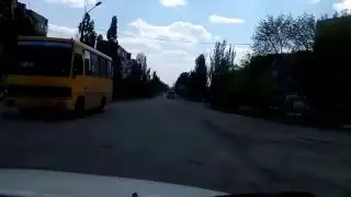 Дорога в городе Торез