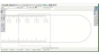 How to use 2D Design CAD software to design a 15cm ruler ready for LASER CUTTING