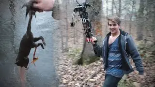 Hunting Squirrel with an OVERPOWERED Crossbow!