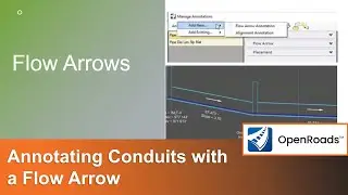 Tips for Drainage Annotation & Drawing Production 05: Annotating Conduits with a Flow Arrow