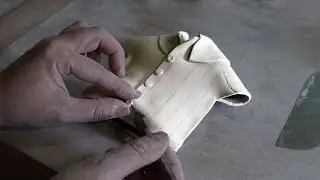 Making Nerikomi Ceramic Shirt-shaped Vase - Part 1