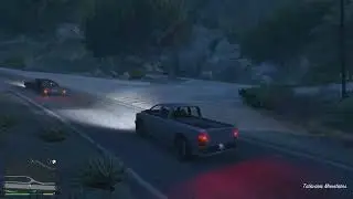 GTA 5 Driving to Micheals home in a Bravado Bison without needing GPS but using radar only