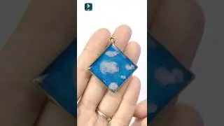 Making Clouds Using Cotton Balls: UV Resin #uvresin #resinjewelry