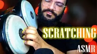 *ASMR* SCRATCHING ONLY | no talking + tambourine bongos xylophone| Percussive Sounds ASMR