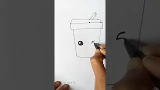 shipping bottle cute drawing 