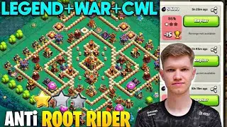 CWL AND WAR NEW TH16 BASE WITH LINK| ANTK ROOT RIDER BASE LINK TH16| TOWN HALL 16 BEST BASE LINK