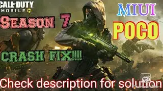 Call of duty mobile random crashing problem fix - Season 7 