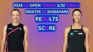 Iga Swiatek vs Ena Shibahara Results & Score 2024 US Open Tennis 1/32-Finals