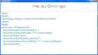 JavaScript | Detect the client's screen