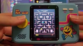 My Arcade Ms. Pac-Man Pocket Player Pro 2023 edition gameplay