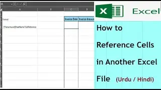 How to Reference Cells in Another Excel File | Excel Tips for Linking Data (Urdu / Hindi)