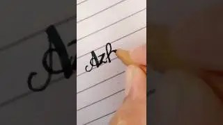 how to write using cut marker in English tutorial ✅#handwriting #english #name #calligraphy #marker