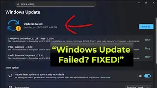 Fix Windows Update Failed or Can’t Connect to Update Service in Windows 11