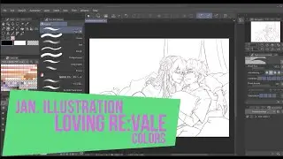 Re:vale - January illustration for Patreon- Colours