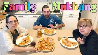 FAMILY MUKBANG | RISPONDIAMO ALLE VOSTRE DOMANDE - Eleonora Home