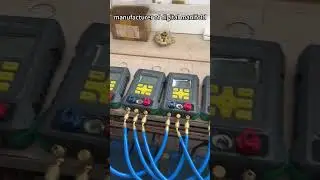 DY517A Pressure testing with digital manifolds.#hvac #hvactools